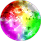 Psychadelic button